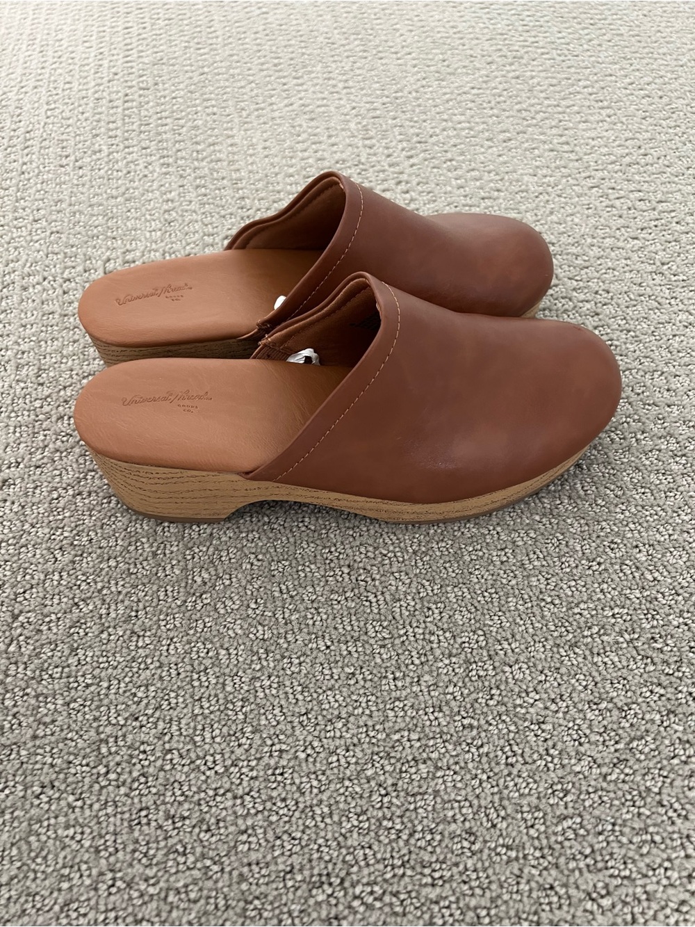 Women’s Brown Faux Leather Slip-On Mule Clog - Picture 4 of 5